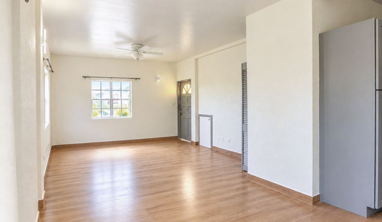 Bright Renovated Empty Living Room