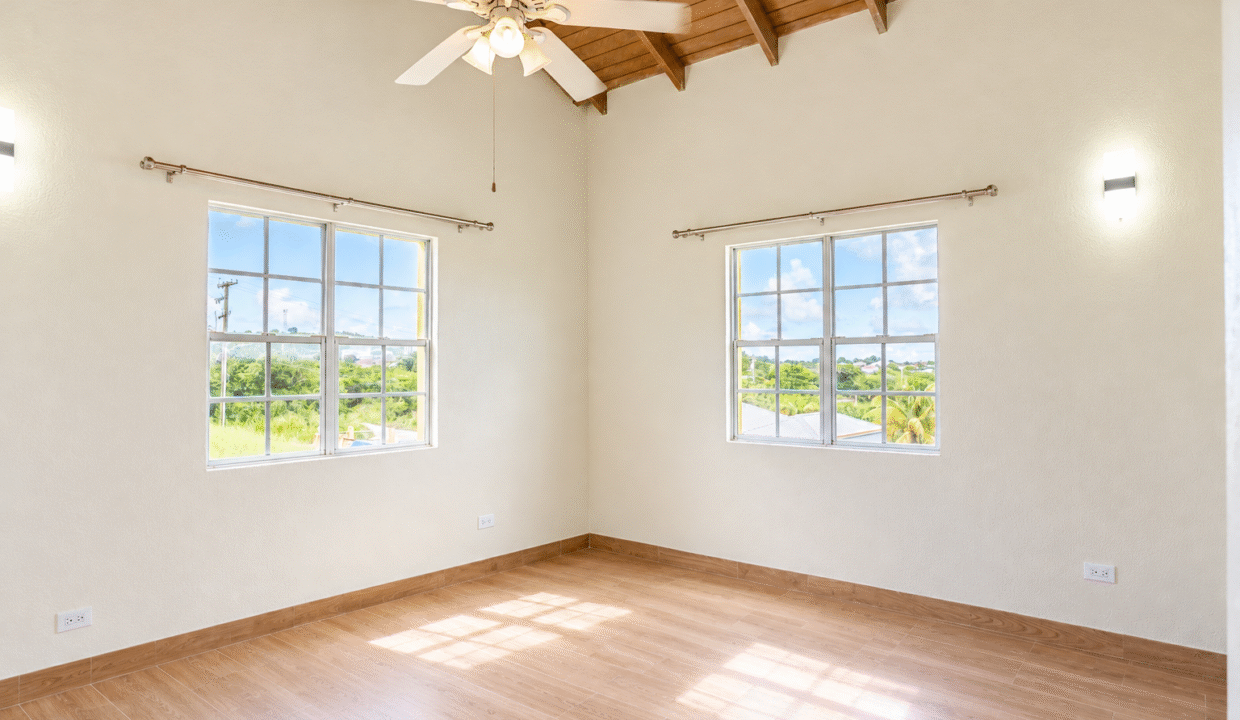 Bright Vaulted-Ceiling Room
